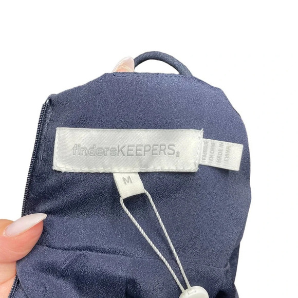 Finders Keepers Here We Go Jumpsuit Navy Blue‎ Size Medium - Picture 10 of 13